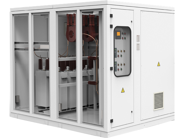 MV power capacitor banks without reactor
